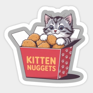 kitten-nuggets Sticker